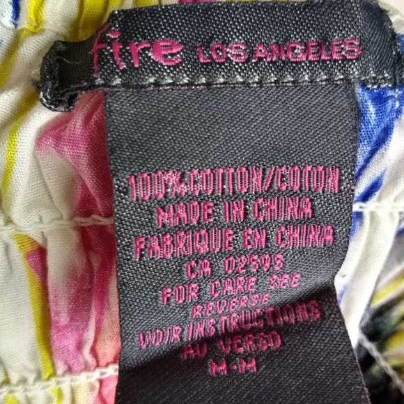 Strapless Ikat Print Empire Waist Dress - Picture 4 of 8